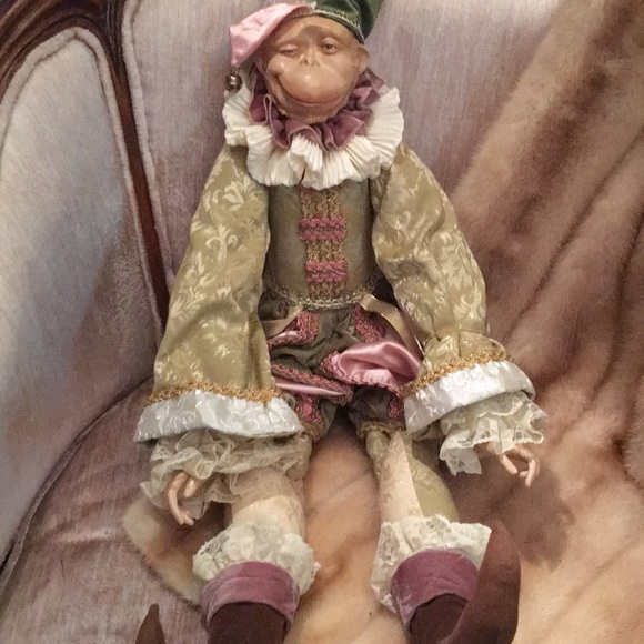Katherines Collection Wayne Kleski Monkey doll - Picture 5 of 11